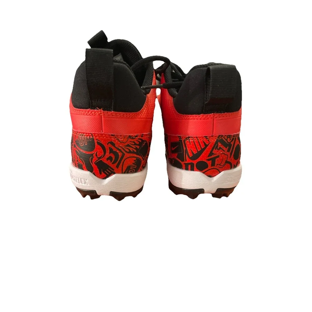 NIB‎ Nike Alpha Menace 4 Shark NRG Red Football Cleats FQ4536-600 Men's Size 10